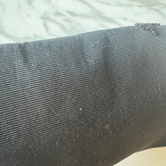 VINTAGE BLACK BEADED EVENING BAG CLUTCH MADE IN FRANCE 'ALBRO' - Picture 7 of 15